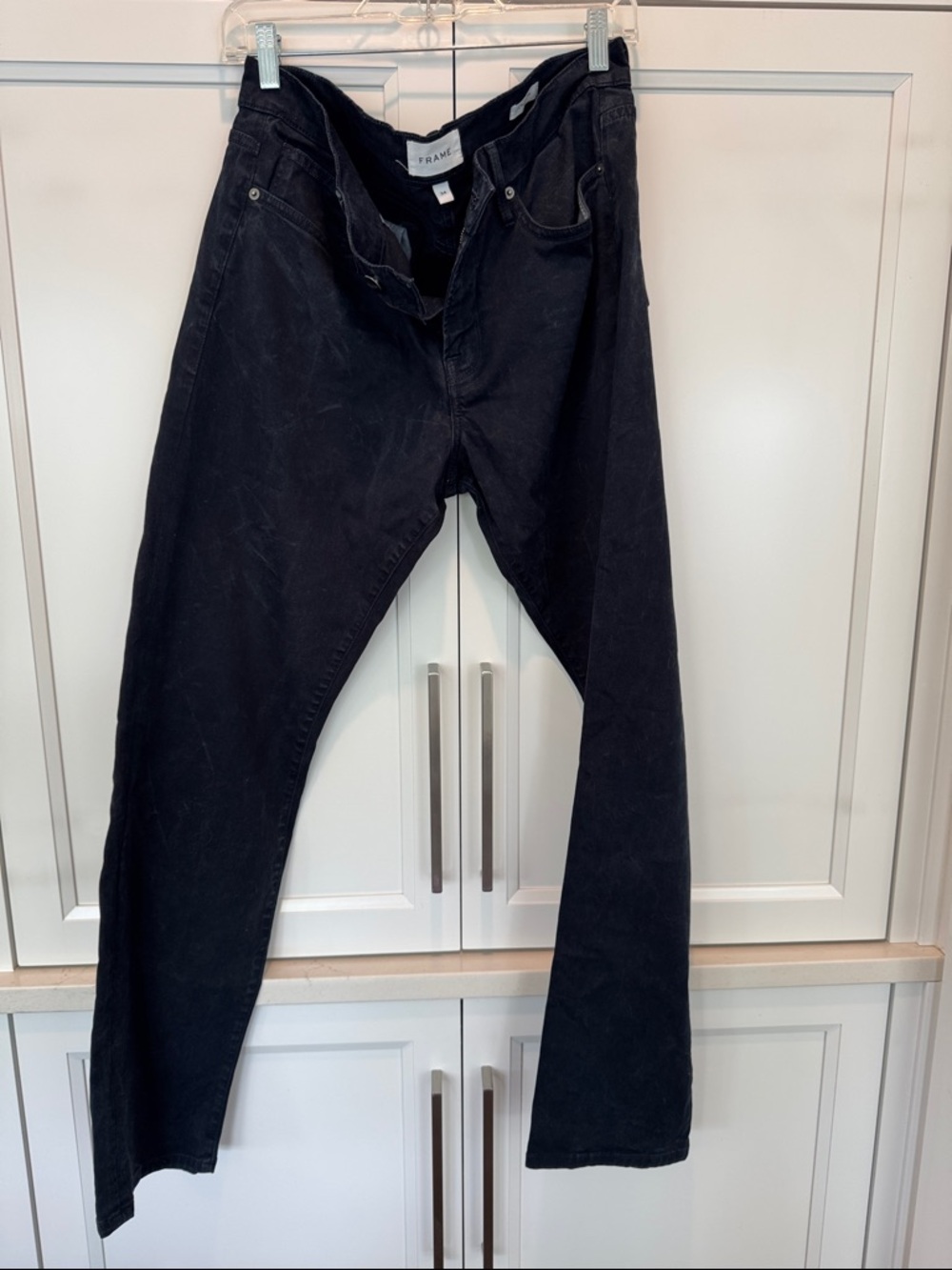 Frame Denim Men’s Black Bootcut Jeans
